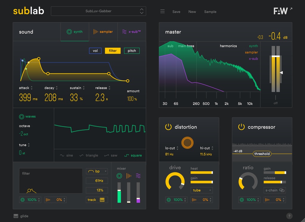 Dirty Electro - SubLab Presets