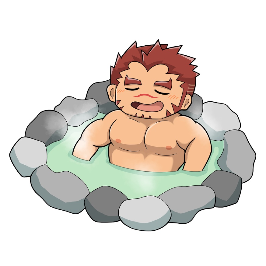 温泉アカシアクリルキーホルダー