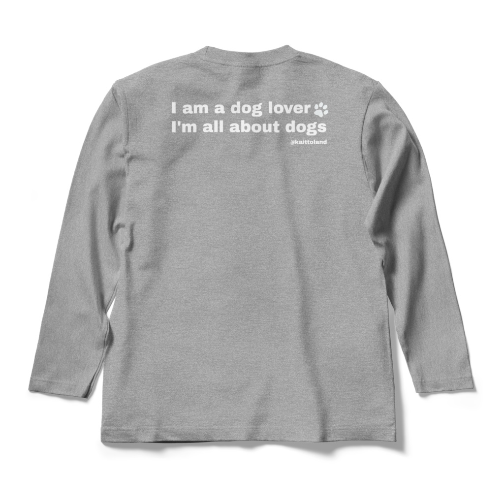 ロングスリーブTシャツ(両面)/DOG IS GOD