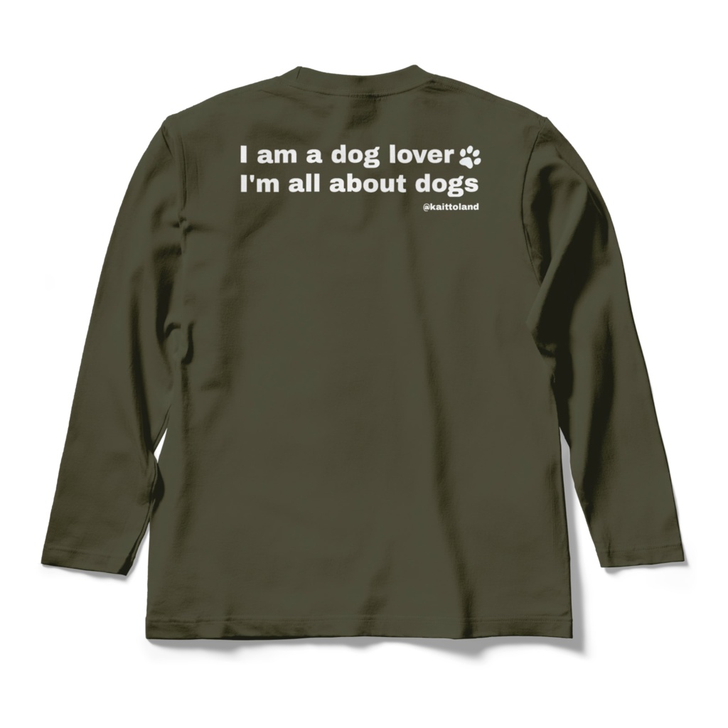 ロングスリーブTシャツ(両面)/DOG IS GOD