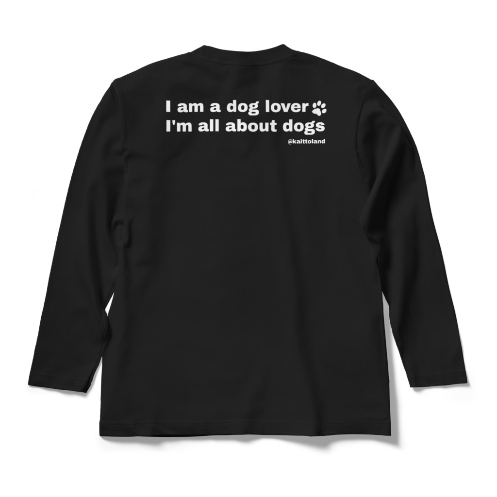 ロングスリーブTシャツ(両面)/DOG IS GOD