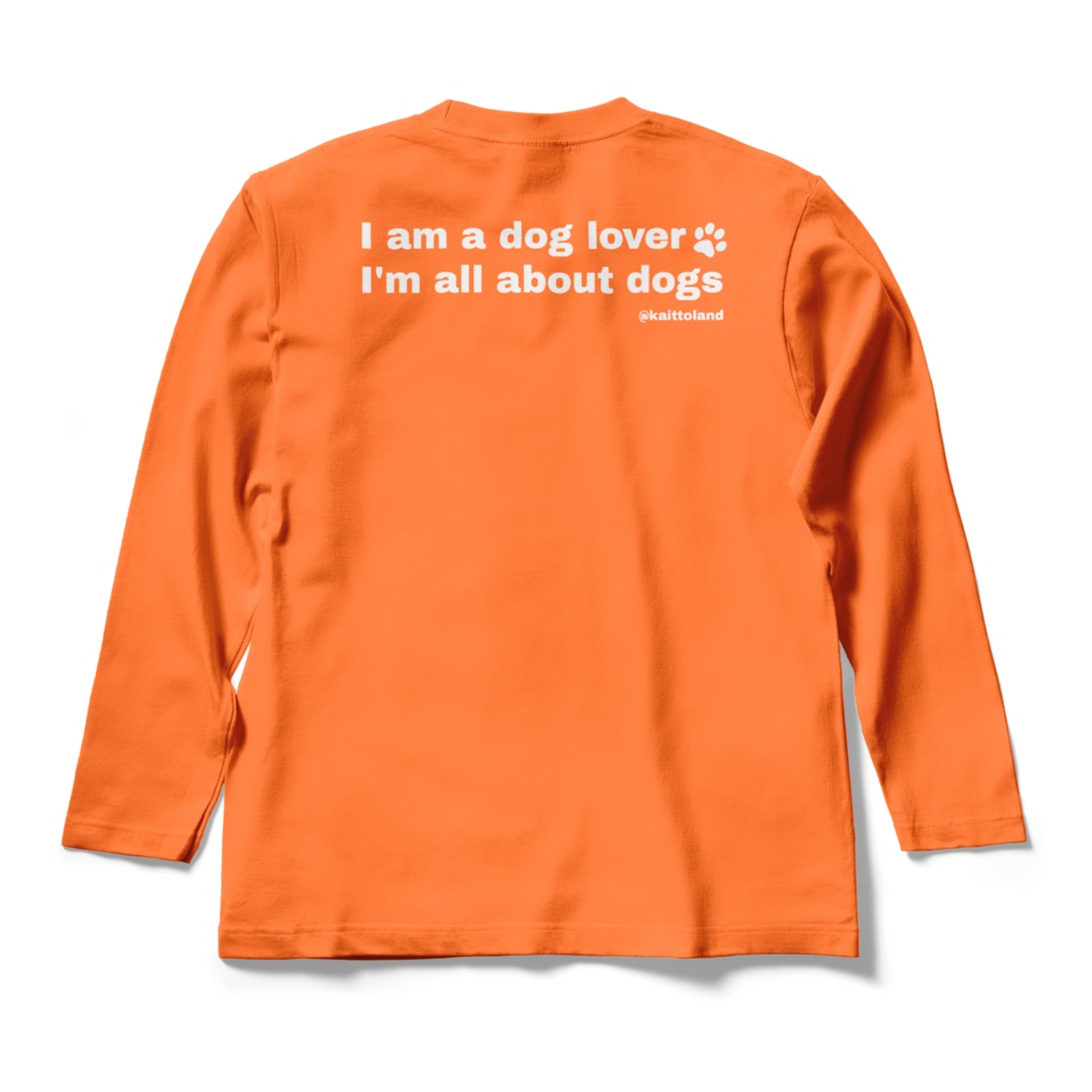 ロングスリーブTシャツ(両面)/DOG IS GOD