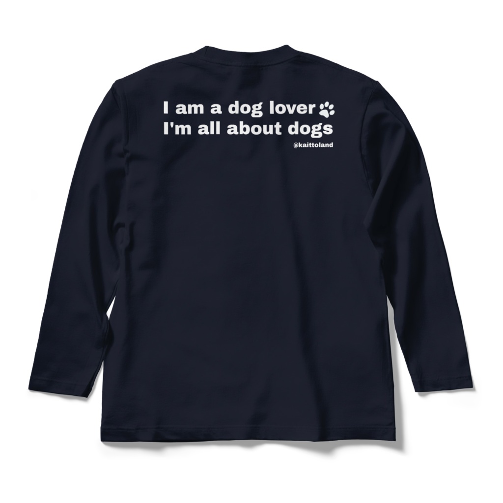 ロングスリーブTシャツ(両面)/DOG IS GOD