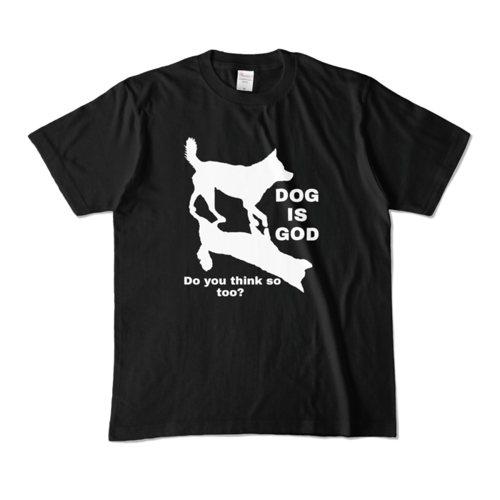 カラーTシャツ(両面)/DOG IS GOD