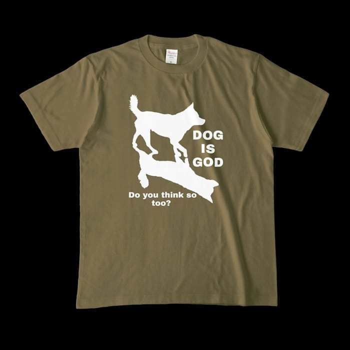 カラーTシャツ(両面)/DOG IS GOD