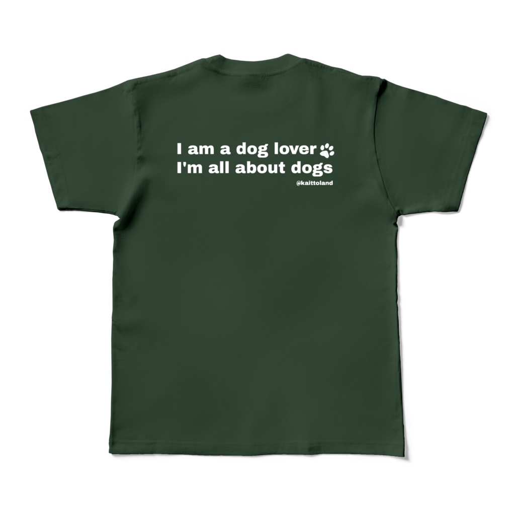 カラーTシャツ(両面)/DOG IS GOD