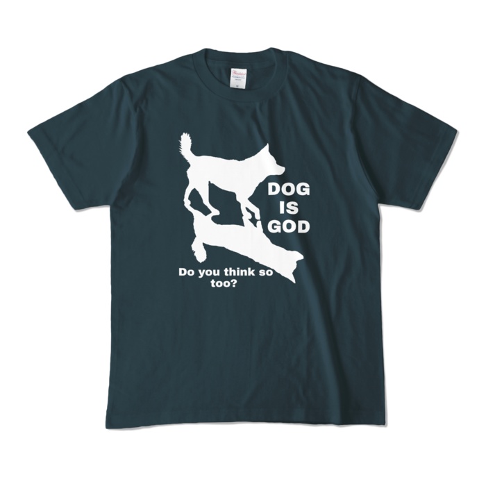 カラーTシャツ(両面)/DOG IS GOD
