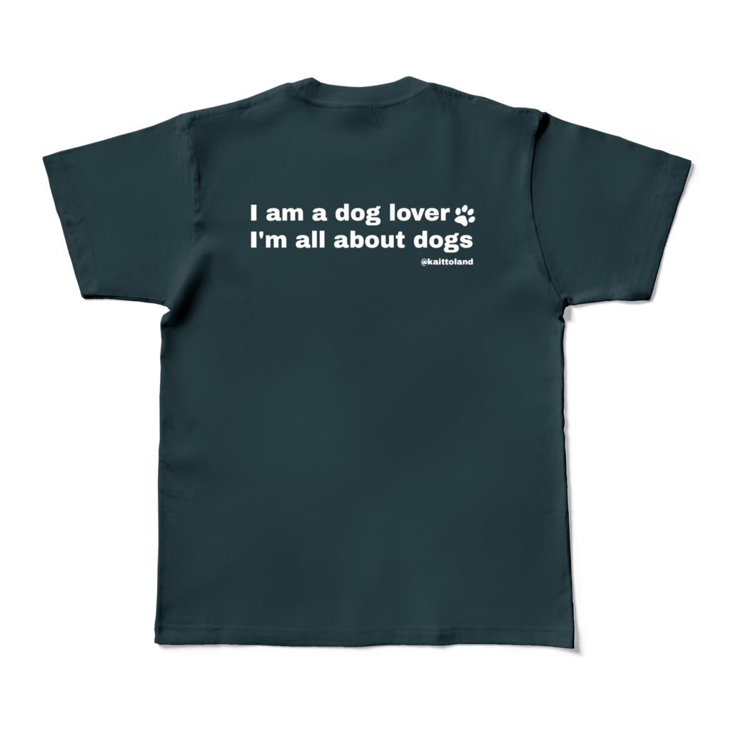 カラーTシャツ(両面)/DOG IS GOD