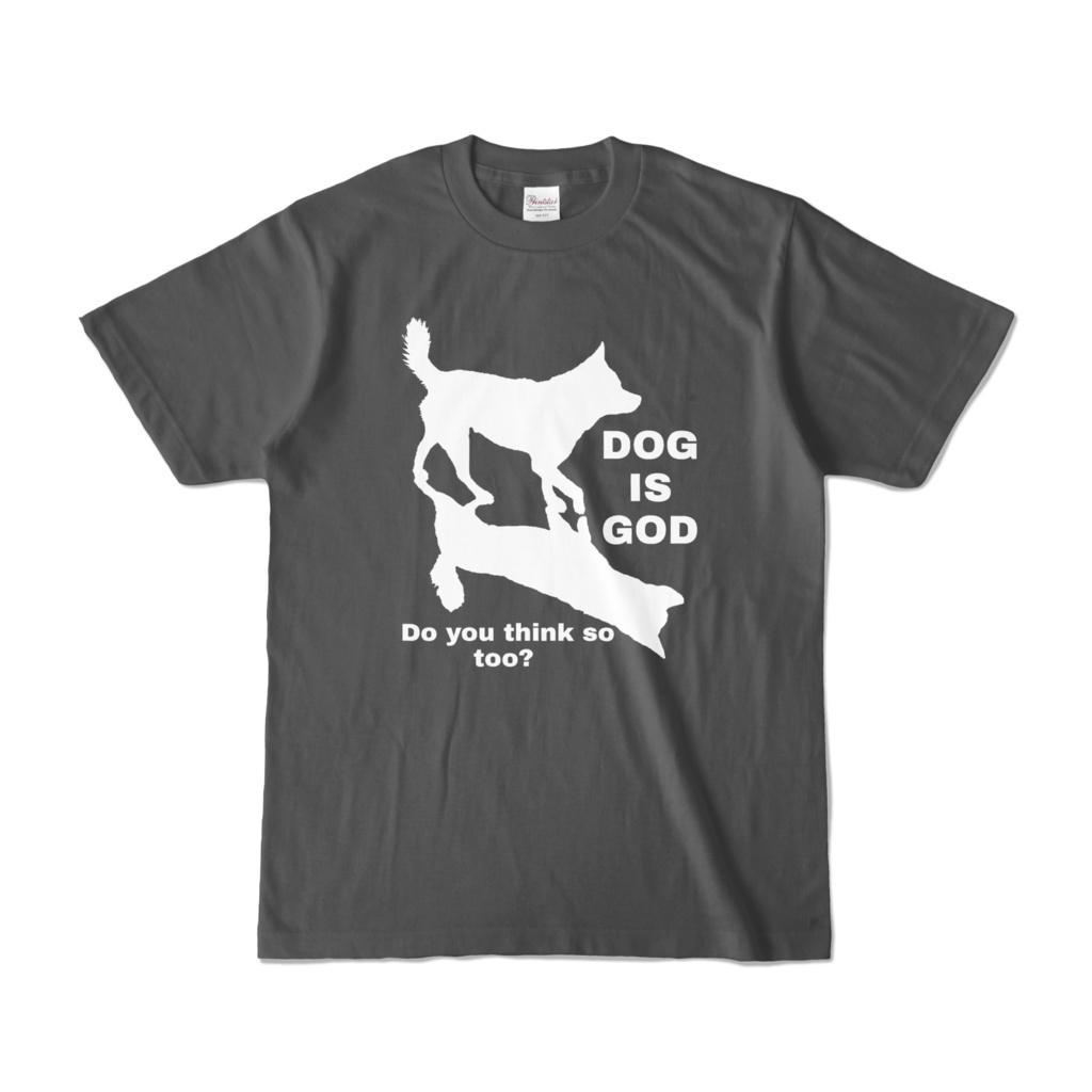 カラーTシャツ(両面)／DOG IS GOD