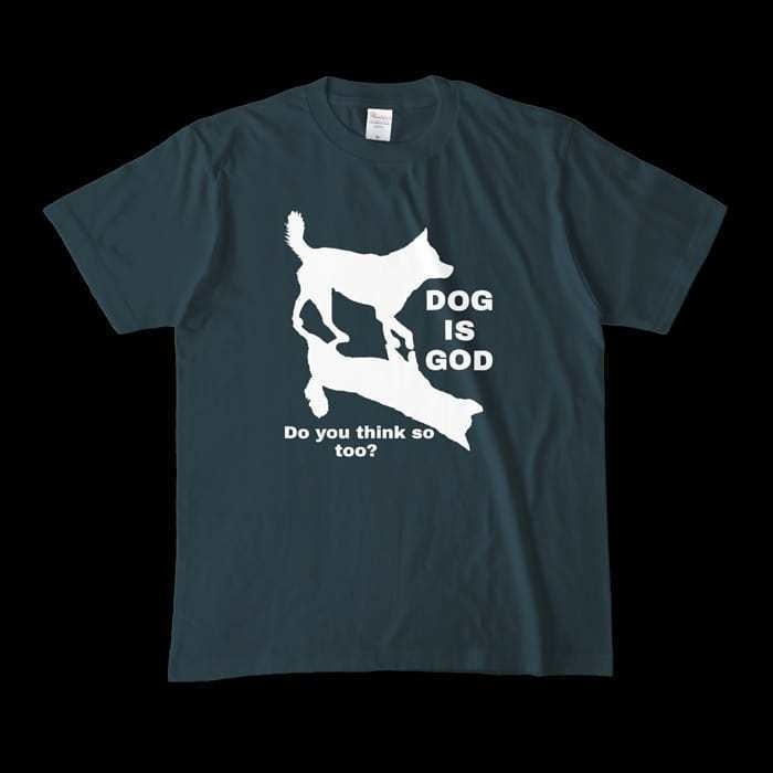 カラーTシャツ(両面)/DOG IS GOD
