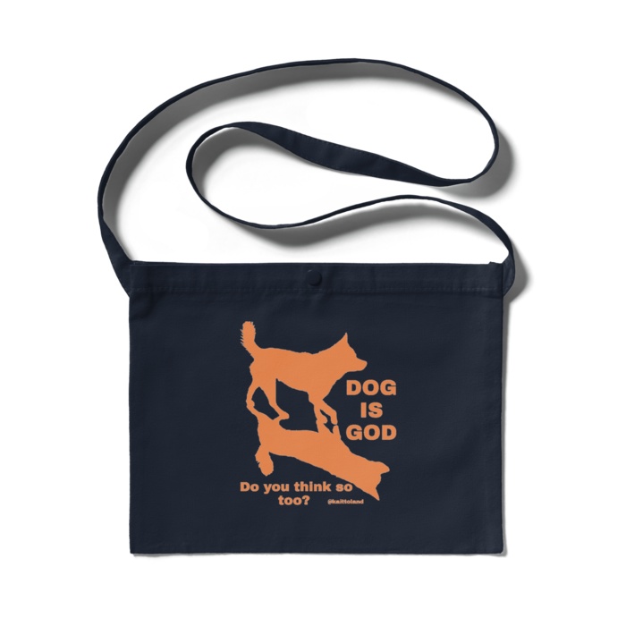 サコッシュ(濃色)/DOG IS GOD