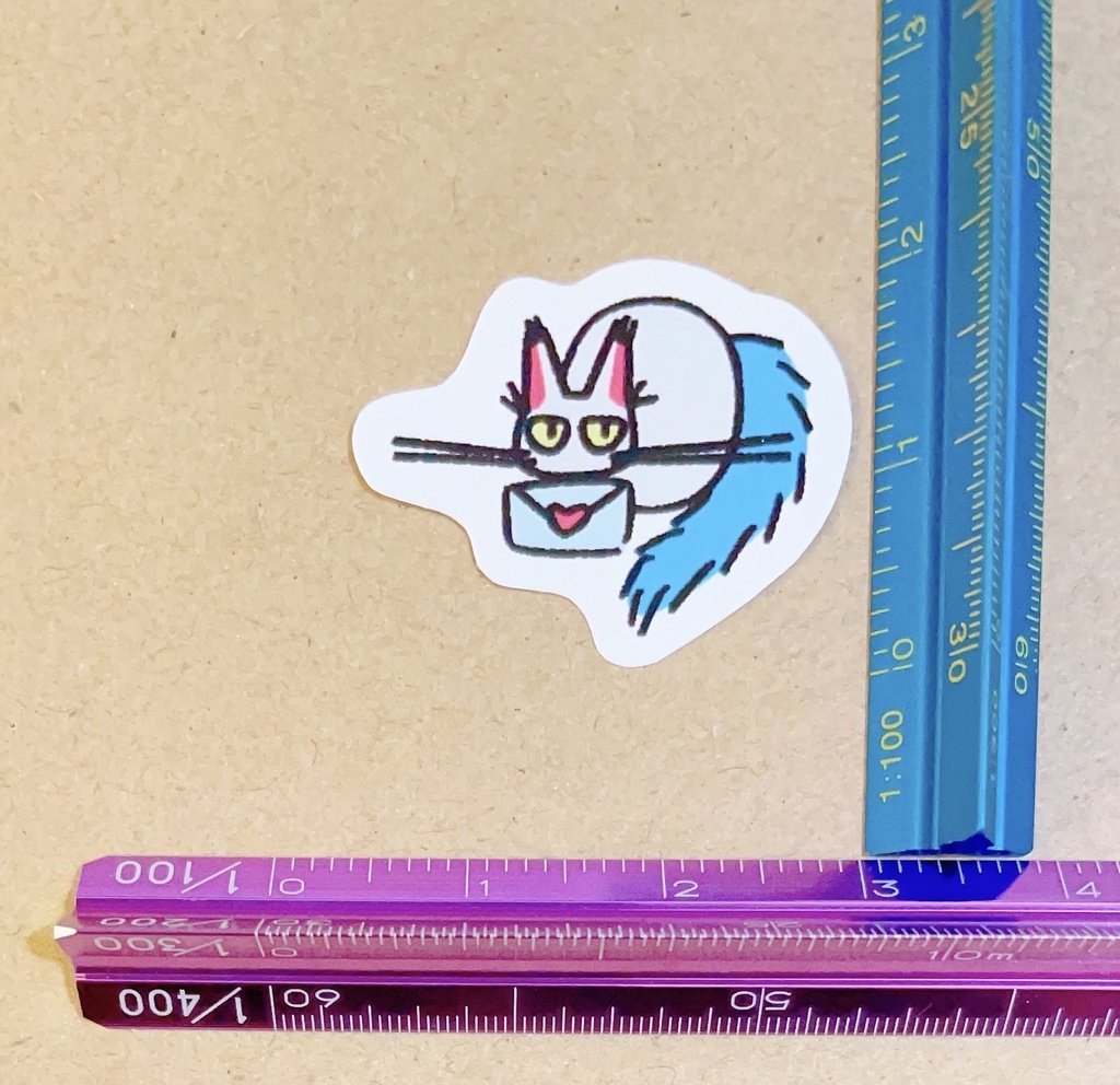 猫6種×3枚 全18枚入り フレークシール