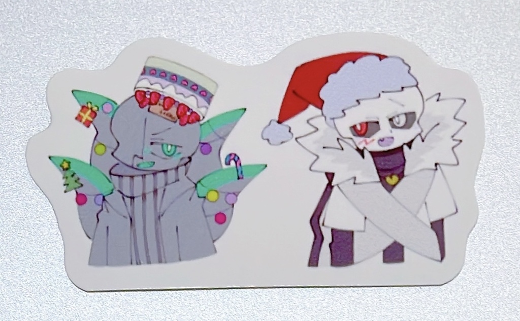 UndertaleAU 6種 全11枚入り クリスマス等イベント フレークシール