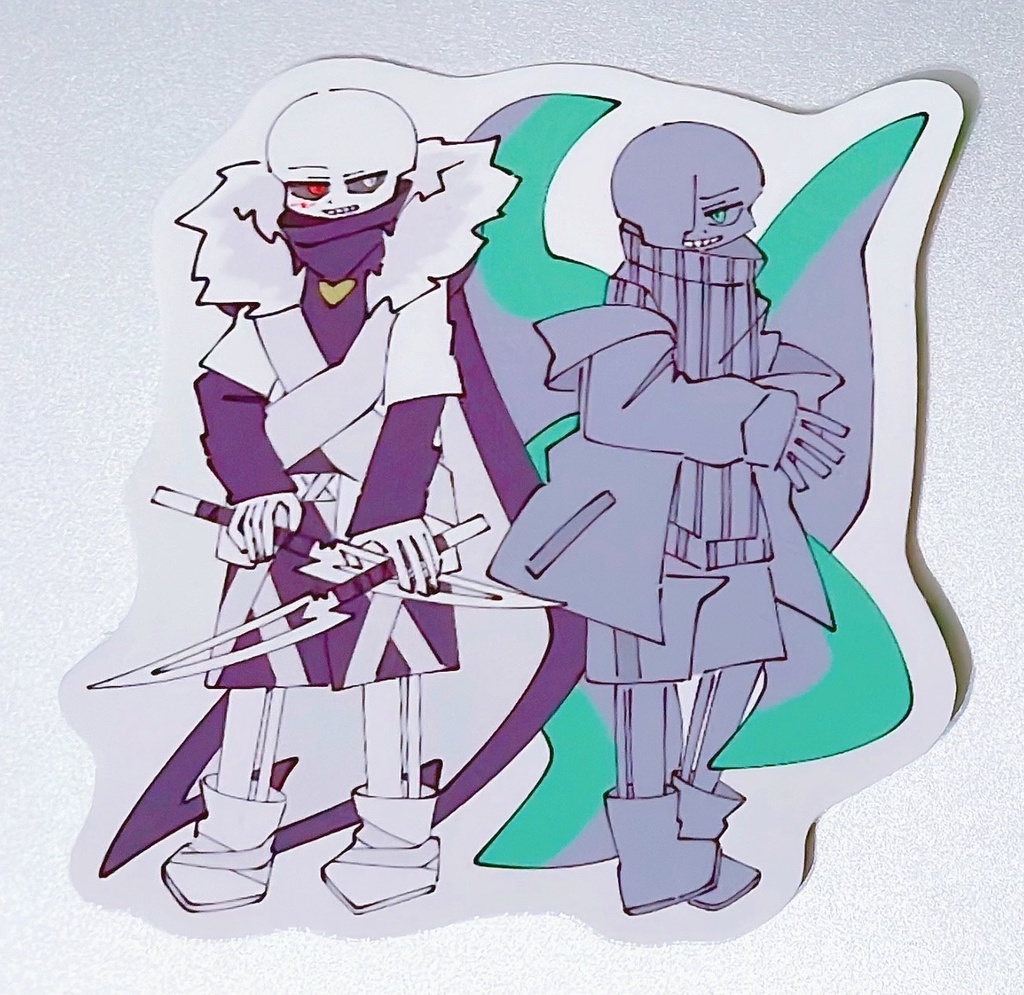 UndertaleAU 5種 全11枚入り Xtale フレークシール