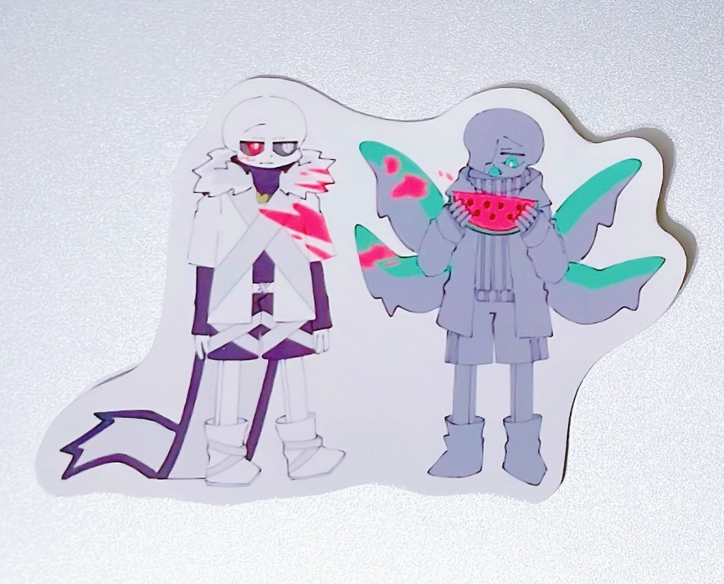 UndertaleAU 5種 全10枚入り クロメア フレークシール