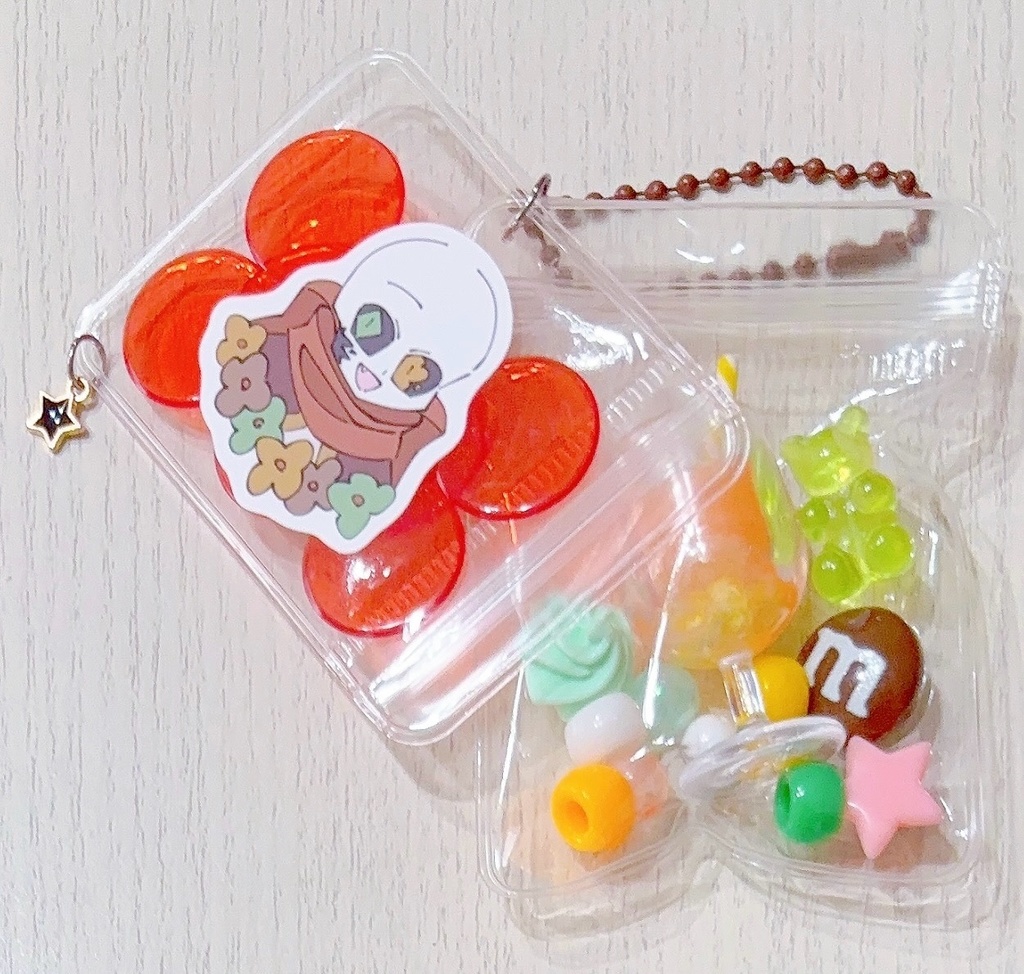 UndertaleAUインクキーホルダー〜カフェタイム〜