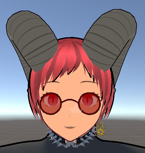 ウェスタン・ゴス・レトロ眼鏡 - Stylized Retro Goth Glasses