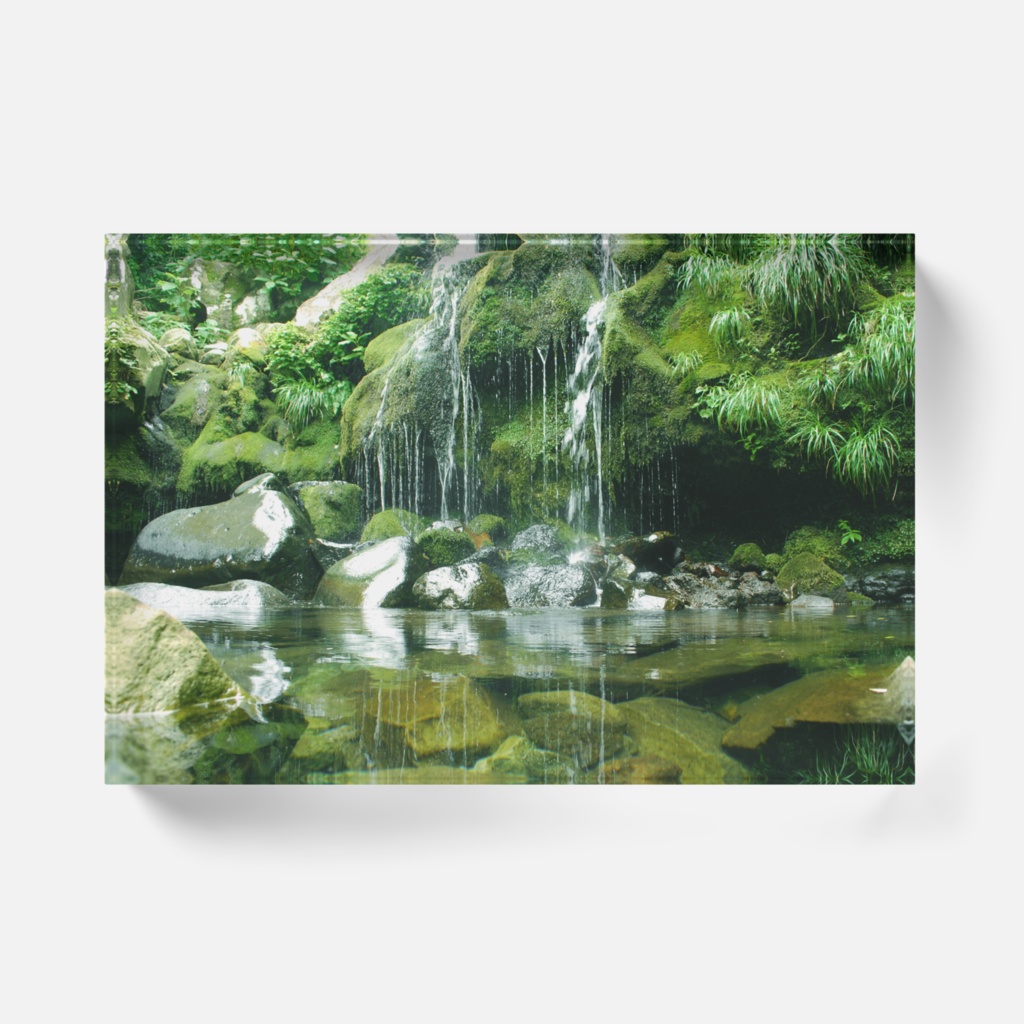 清らかな雫-036、アクリルブロック