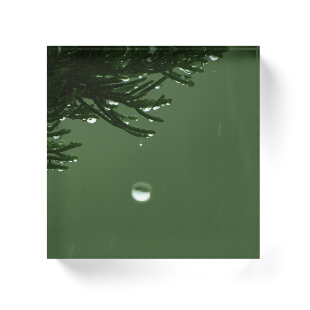 雫-030.アクリルブロック