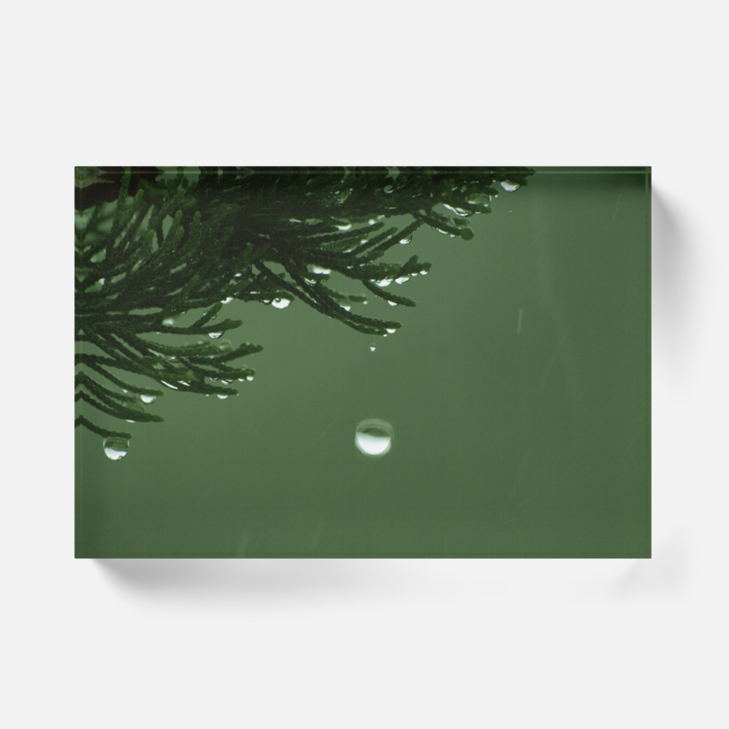 雫-Y-030、アクリルブロック