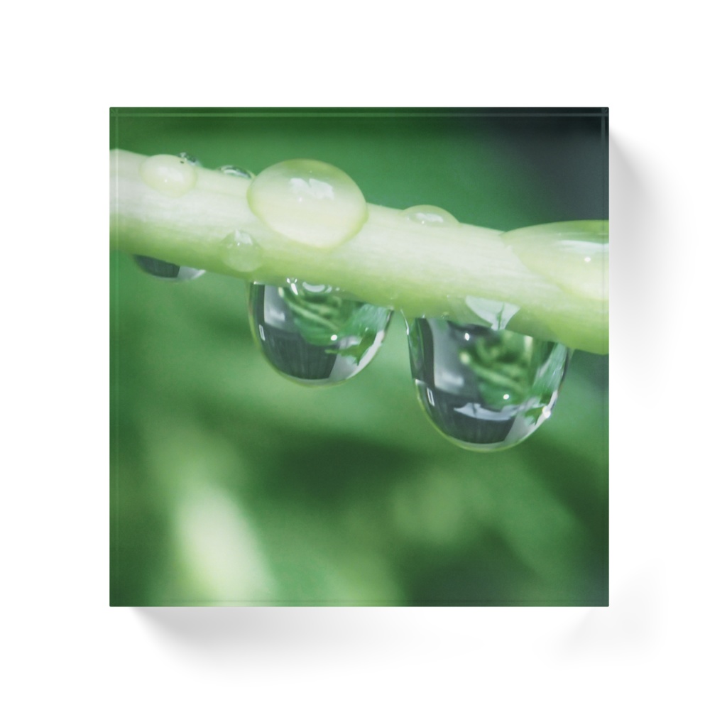 しずく-0103、アクリルブロック