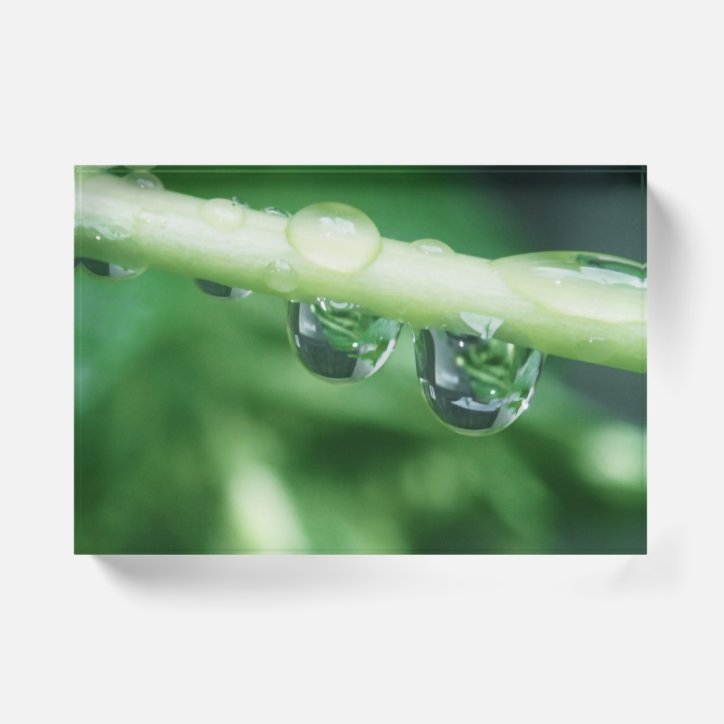 しずく-Y-0103,アクリルブロック