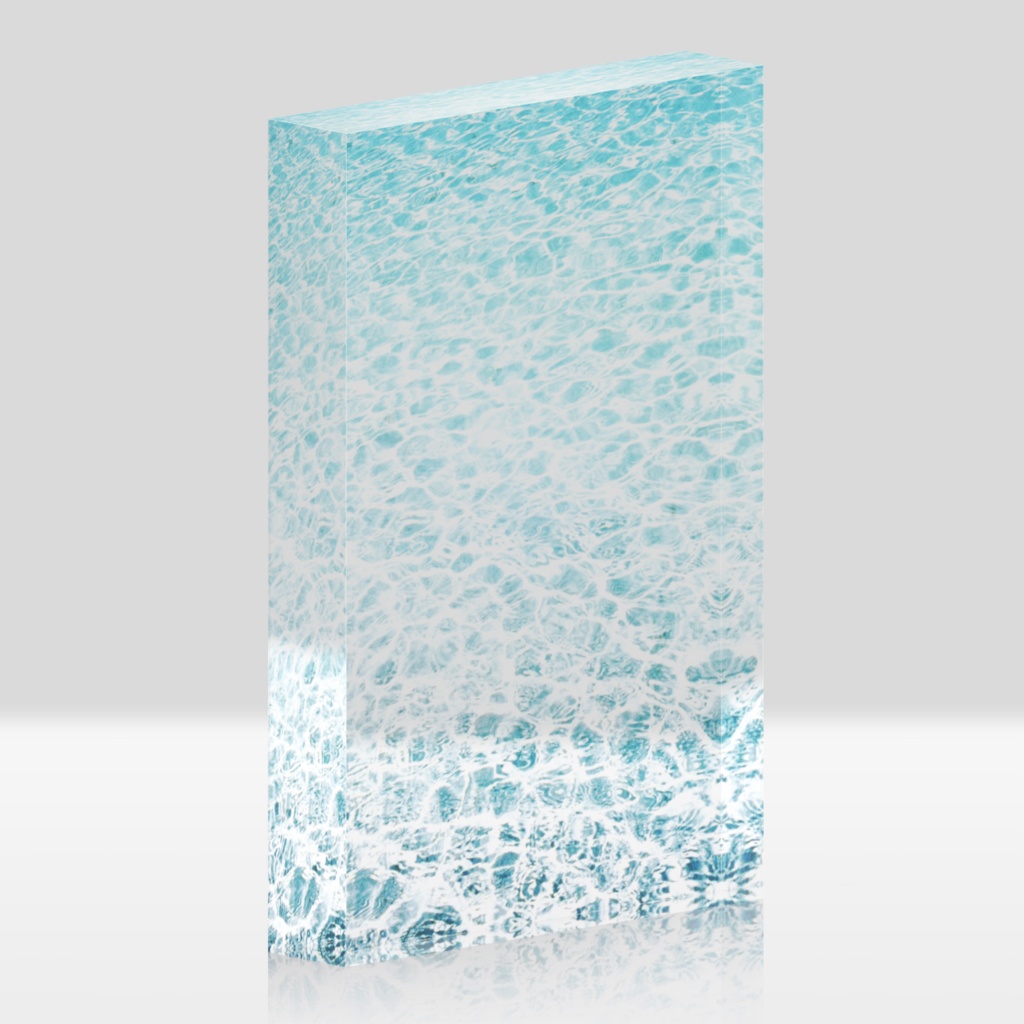 モルディブの渚-T-051、アクリルブロック