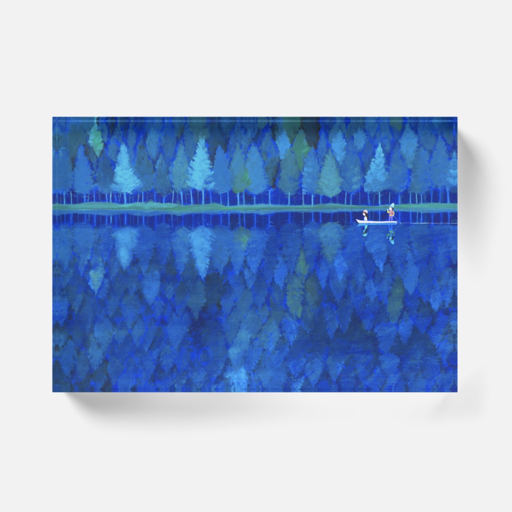 森の奏(かなで)-Y-016,アクリルブロック