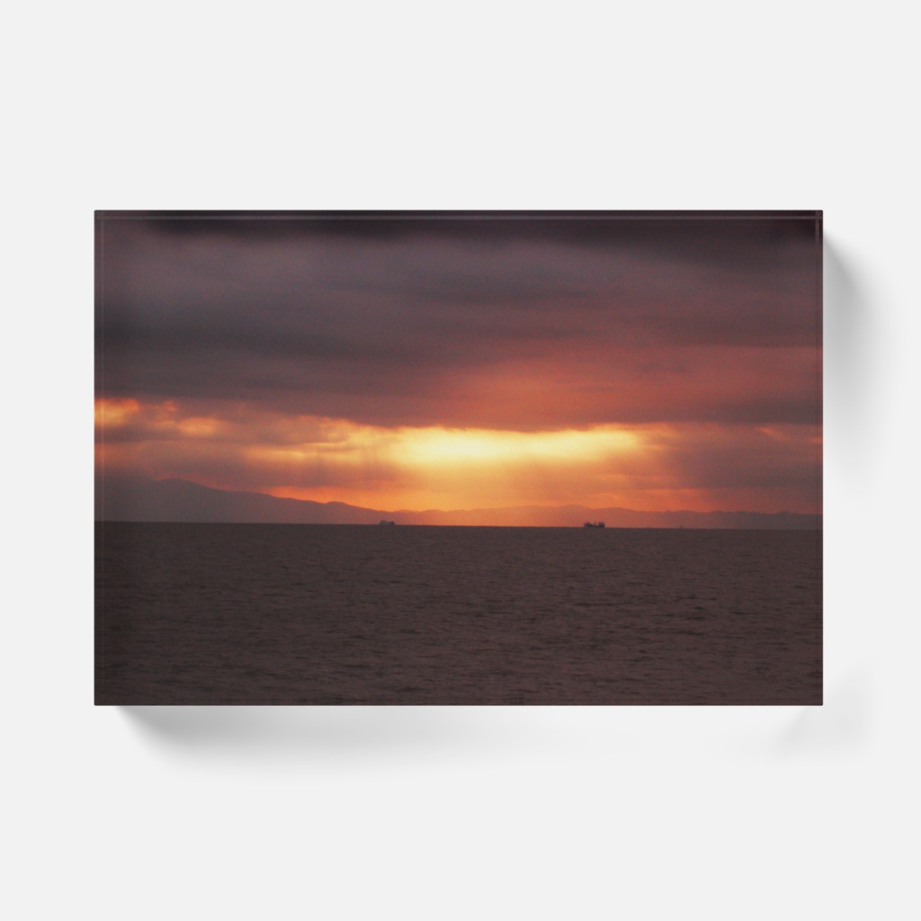 夕雲とタンカー-Y-0110、アクリルブロック