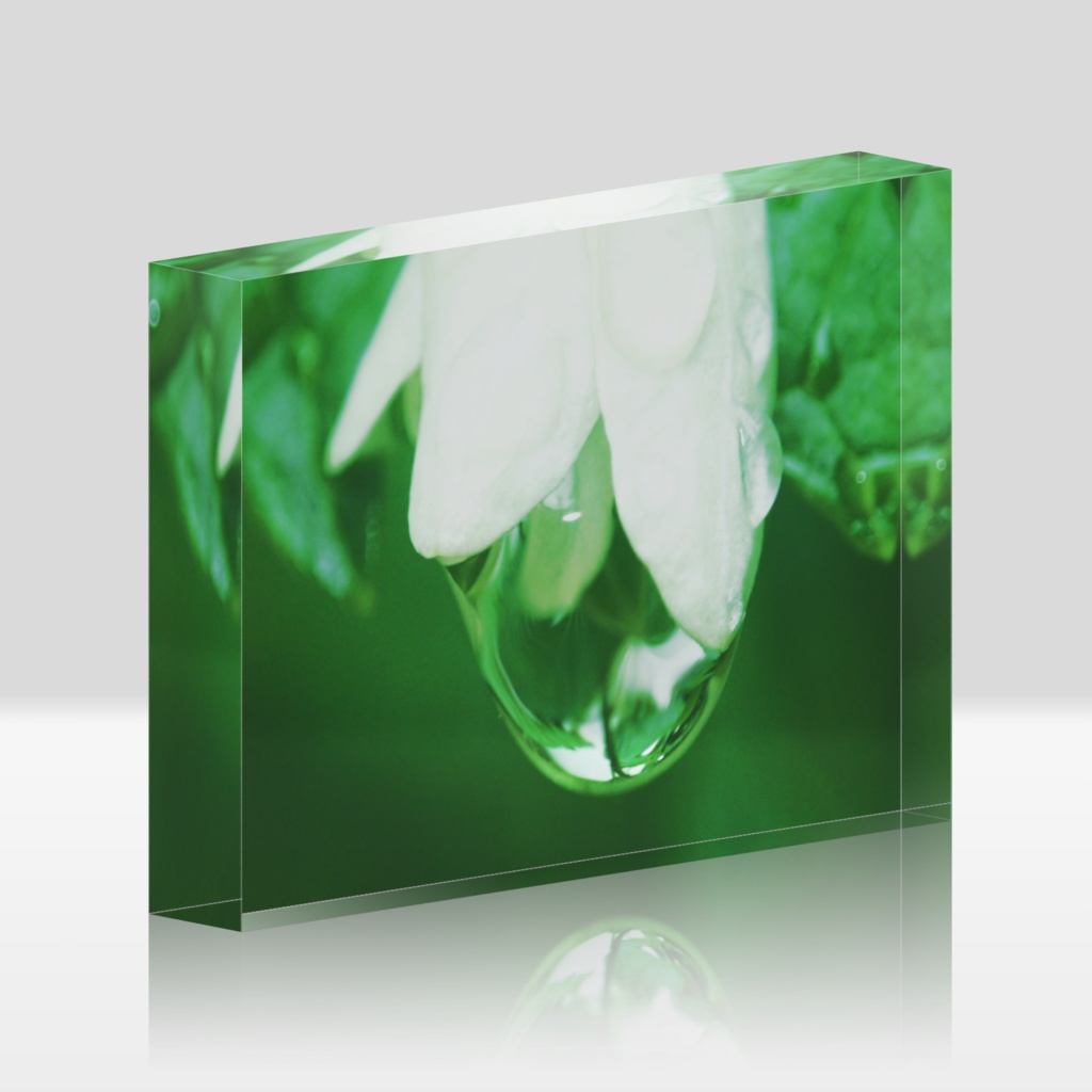 しずく-Y-0103、アクリルブロック