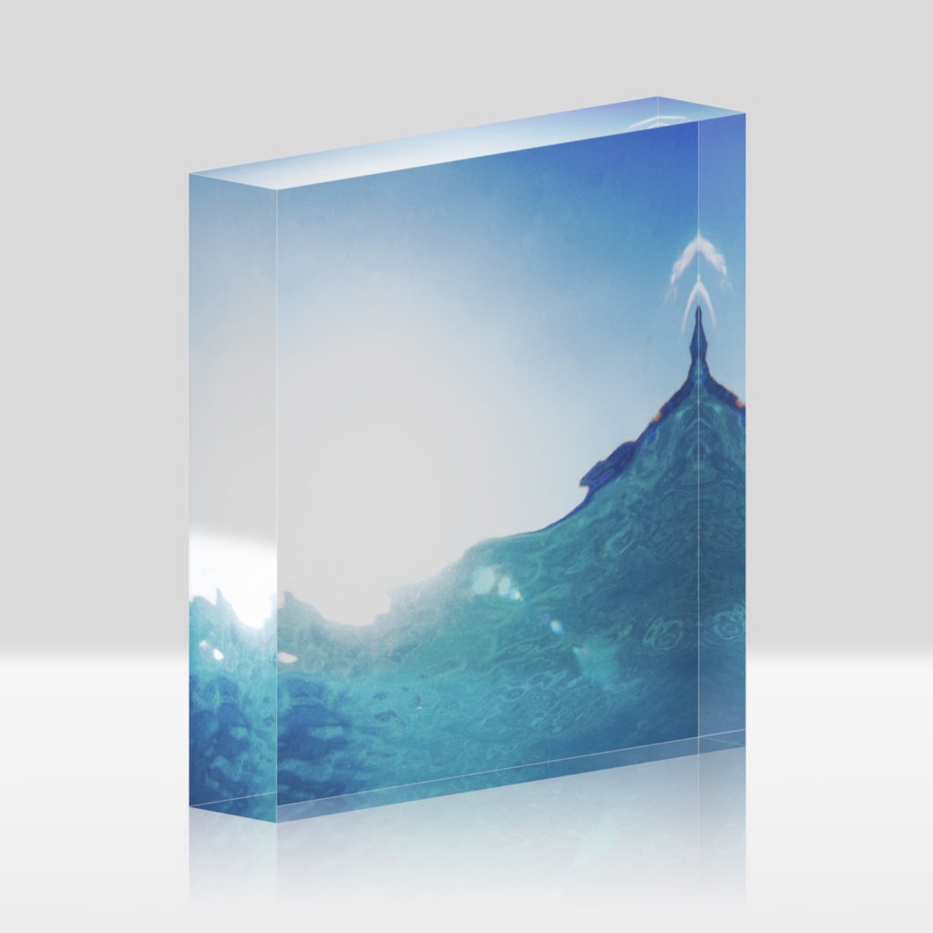 ブルーファンタジー-Ⅱ-092,アクリルブロック