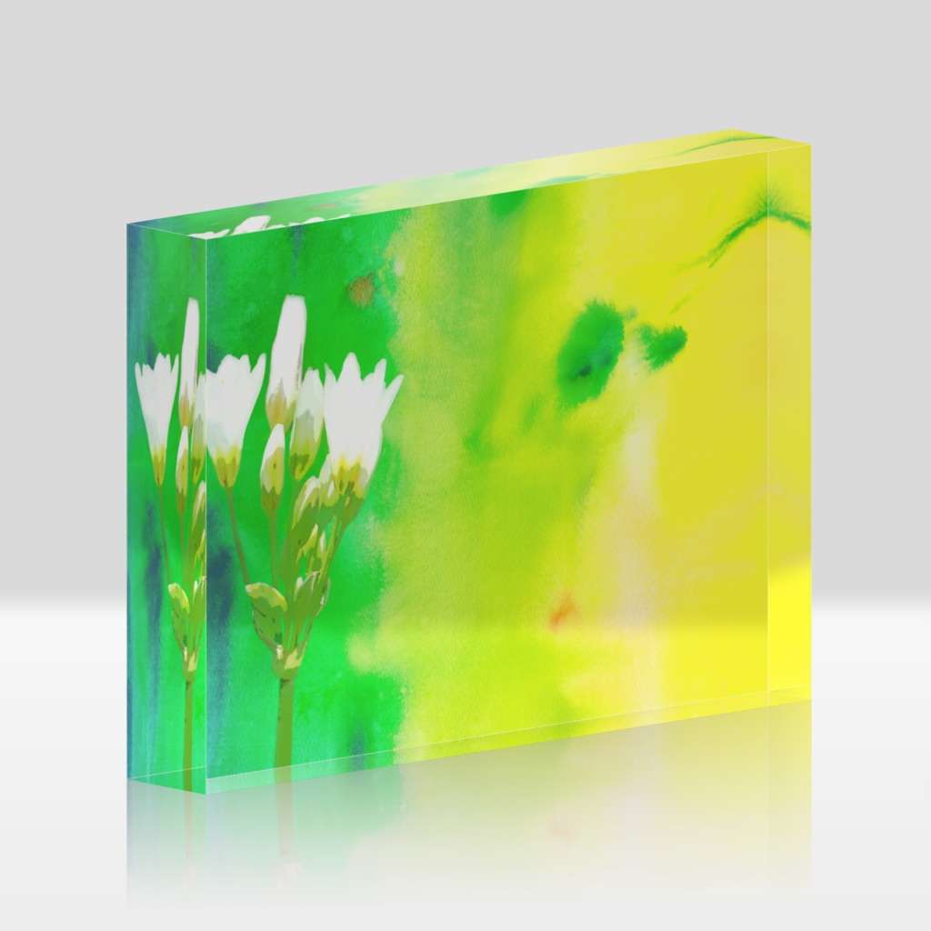 春愁-02、アクリルブロック