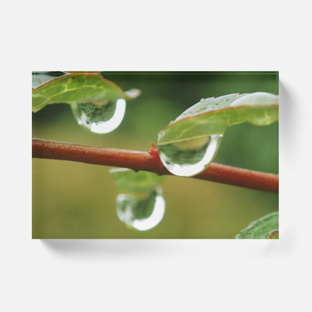 しずく-0145、アクリルブロック