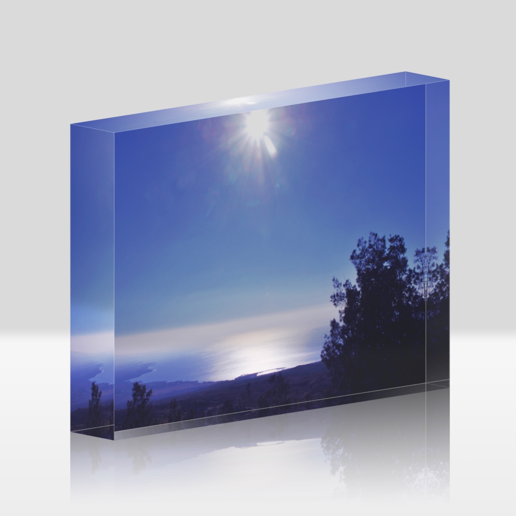 ハワイ島山頂から-0153,アクリルブロック