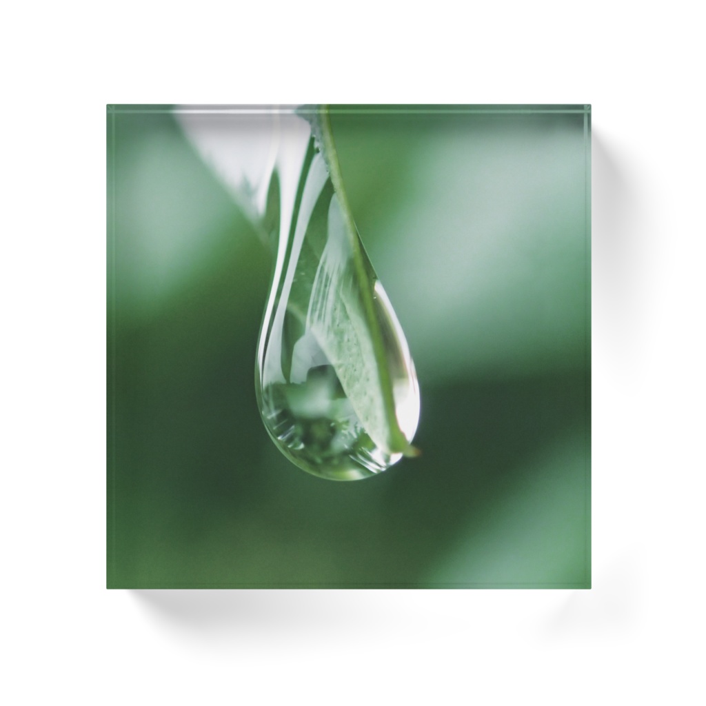 しずく-0144,アクリルブロック