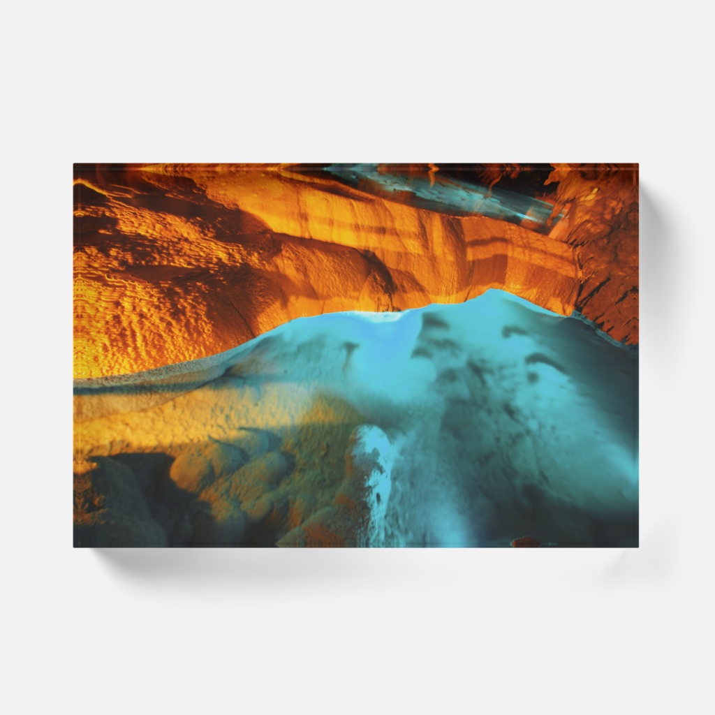 玉泉洞-0155,アクリルブロック