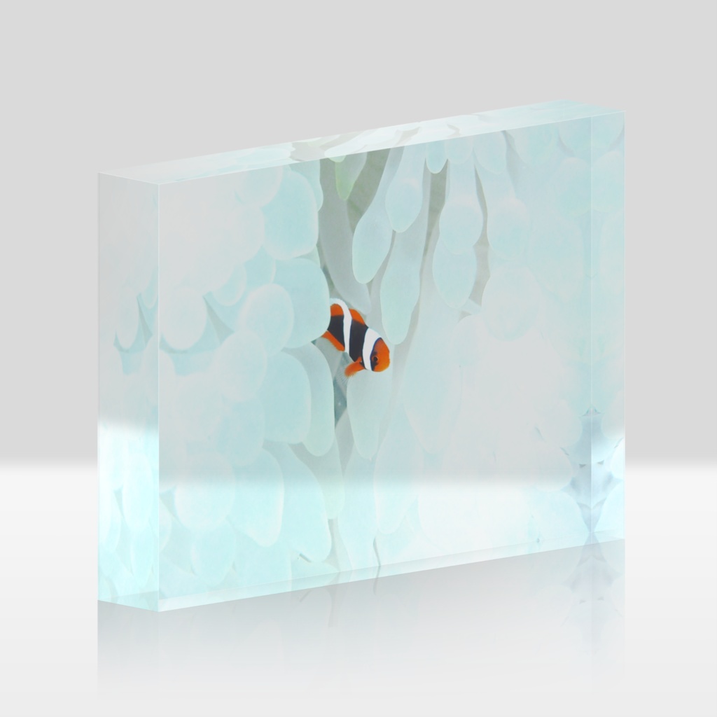 かくれんぼ-0161-Y、アクリルブロック