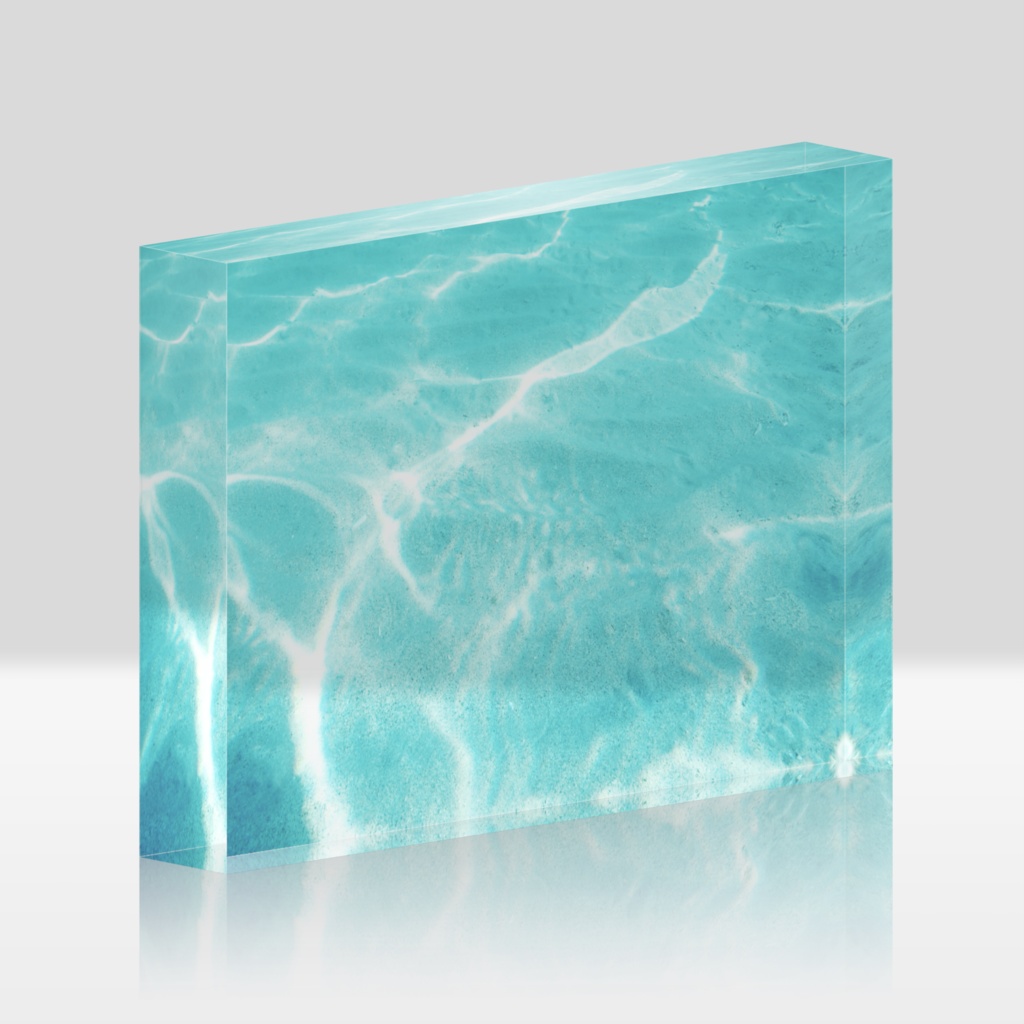 渚-0163-Y、アクリルブロック