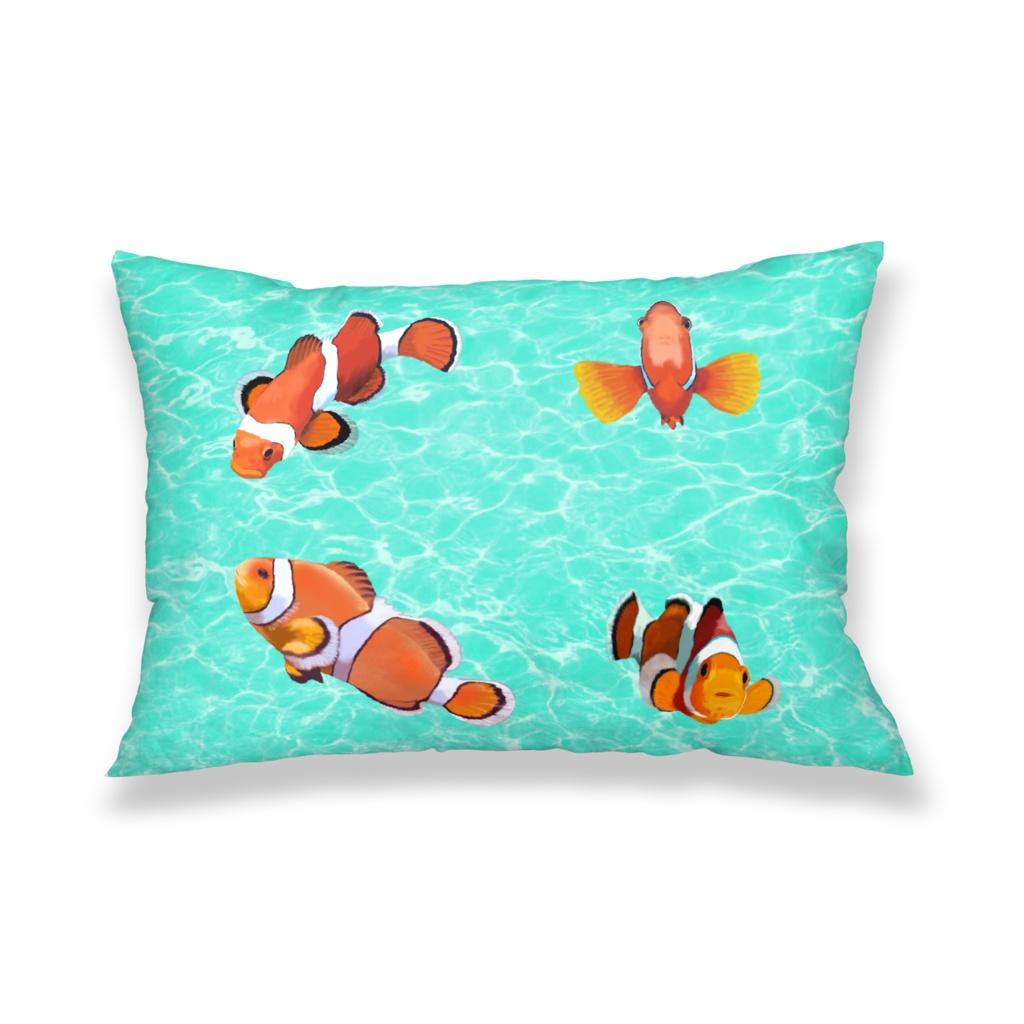 クマノミ渚-03枕カバー