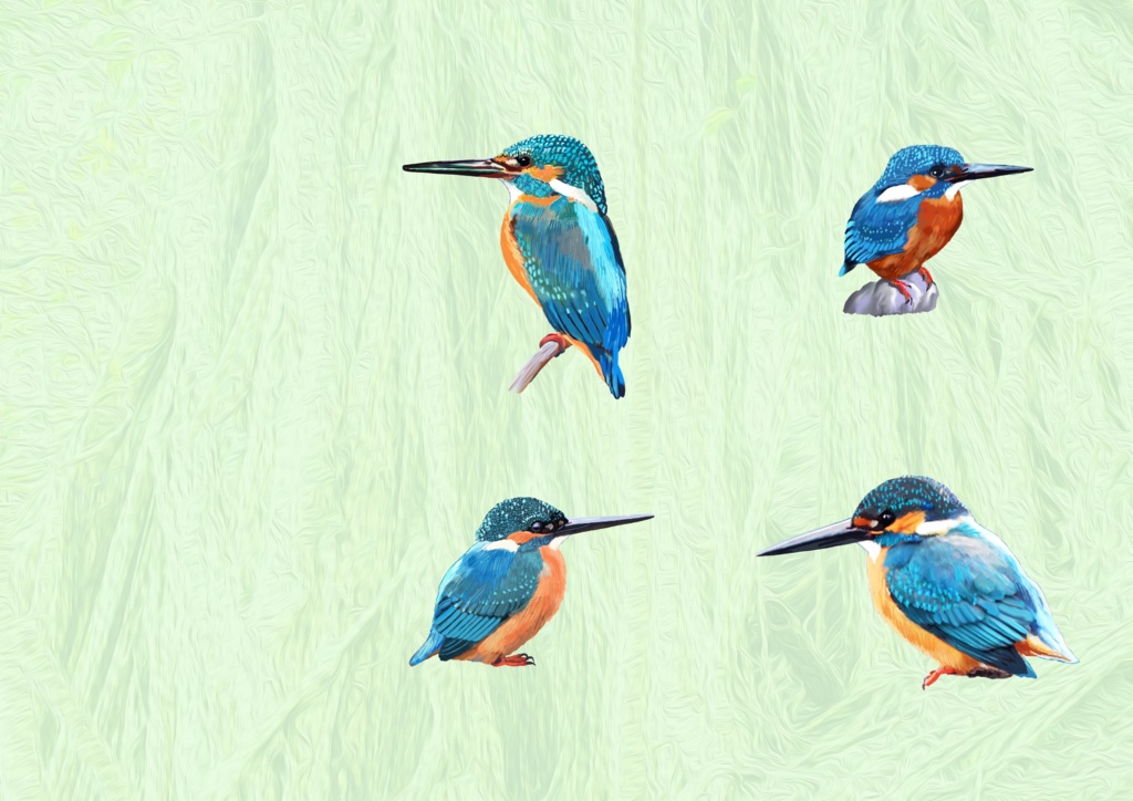 カワセミ森-04スマホベルト付き