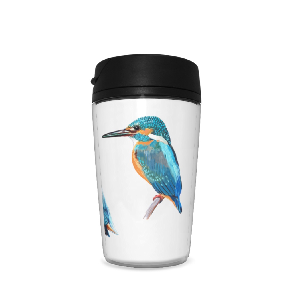 カワセミ白-03タンブラー