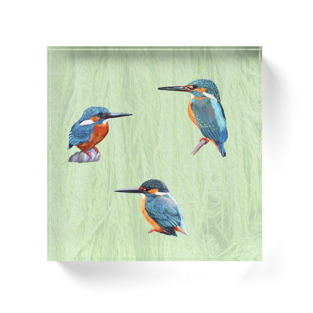 カワセミ森-03アクリルブロック