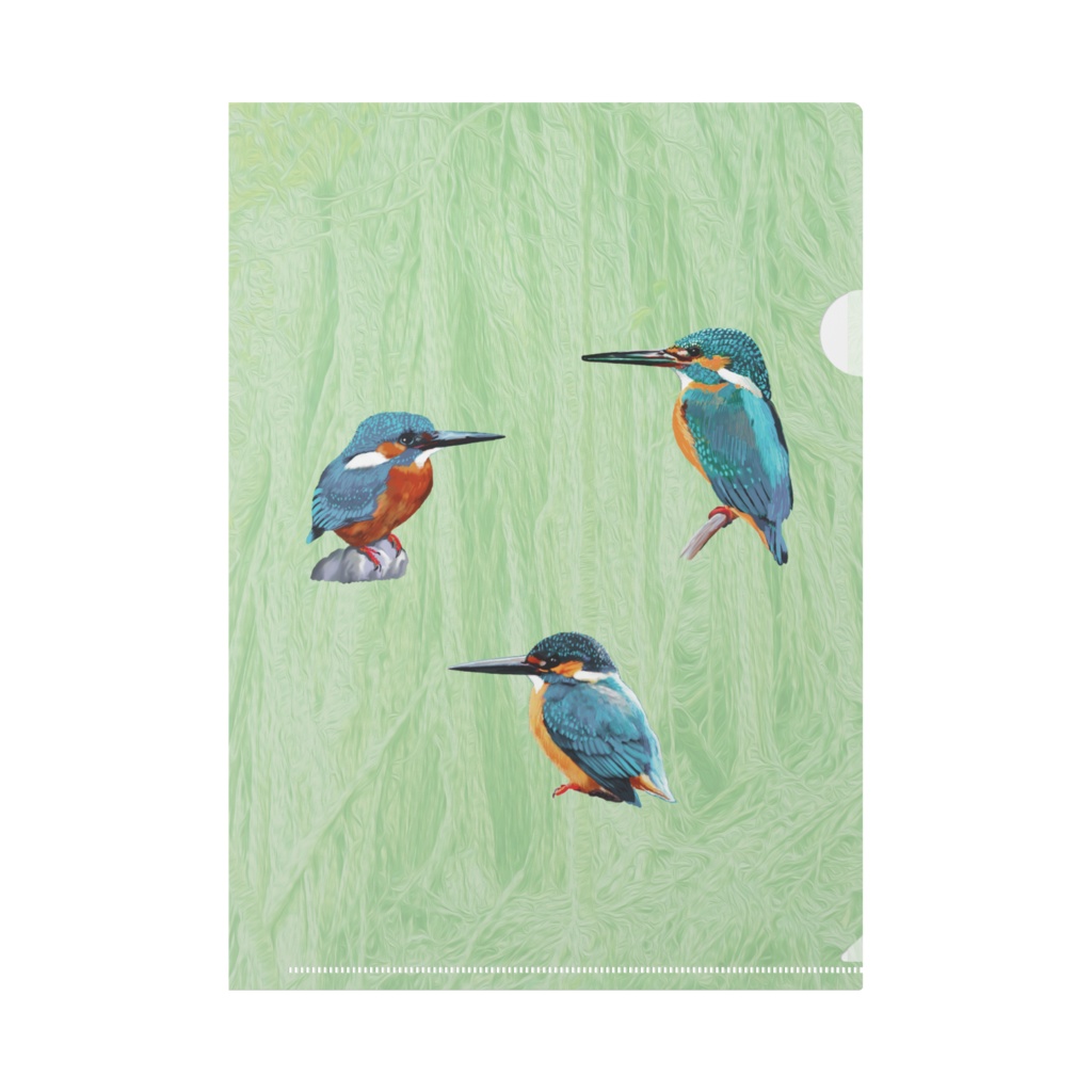 カワセミ森-03クリアファイル