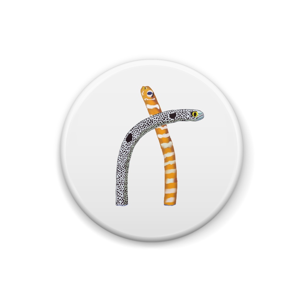 チンアナゴ-03缶バッチ