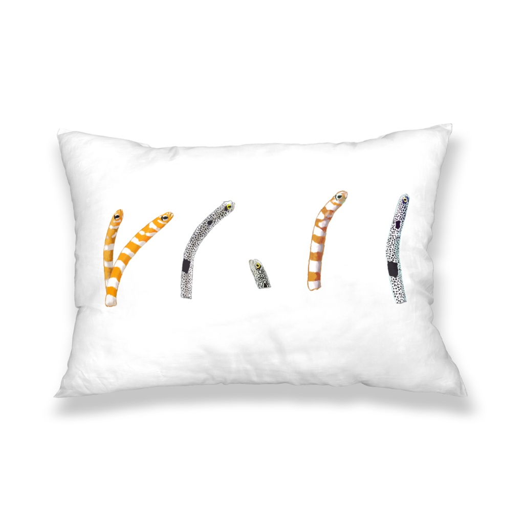 チンアナゴ、枕カバー