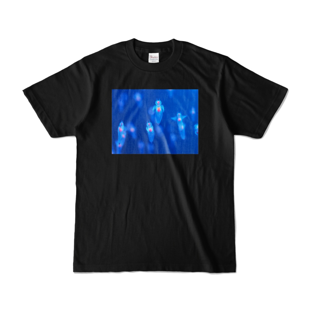 クリオネ、カラーTシャツ、ブラック