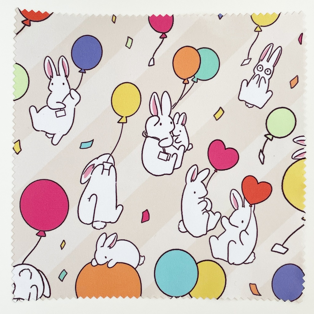 風船うさぎのクリーナークロス(大・小)