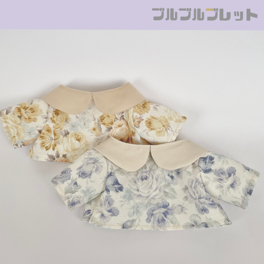 セピアに咲いたテデのシャツ