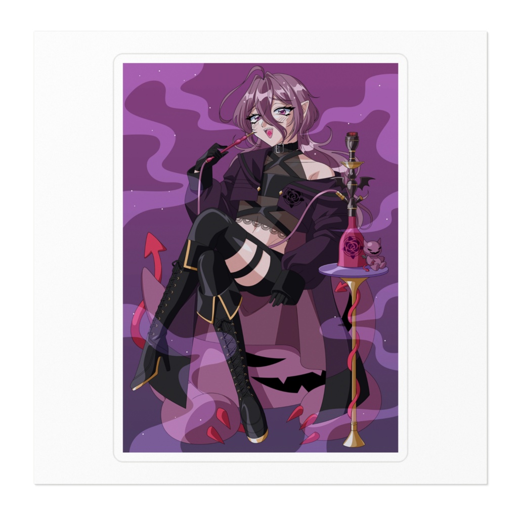 【周年記念】チルしよステッカー【ノ薔薇】