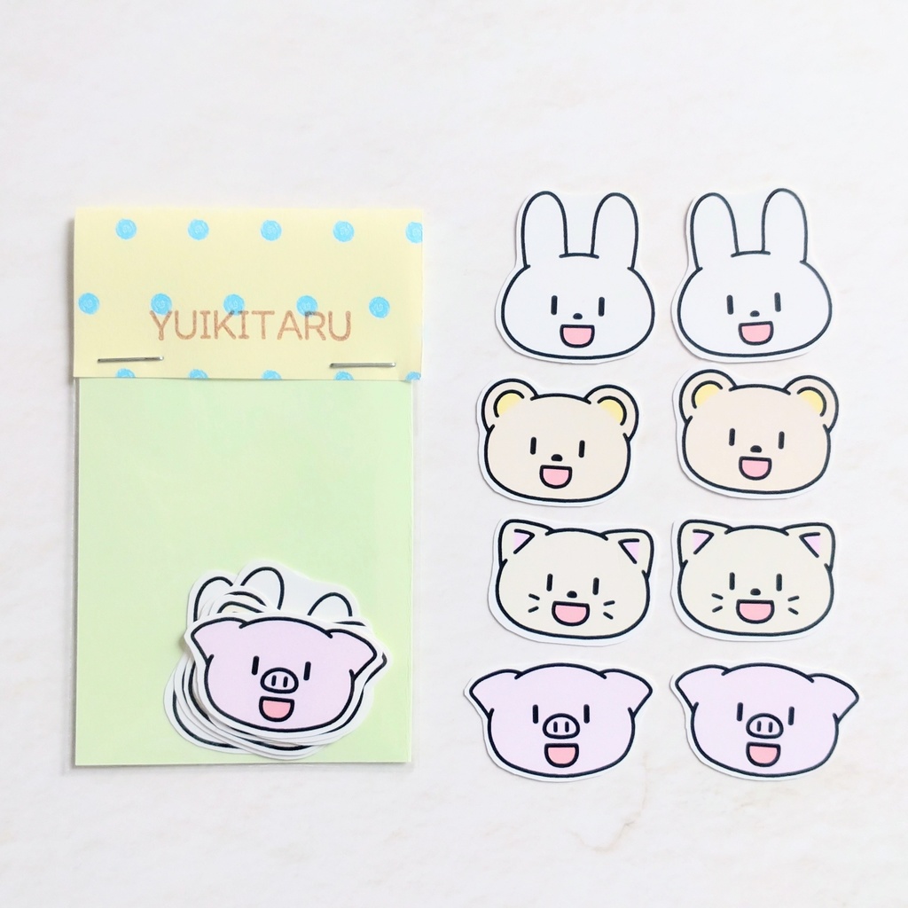 フレークシール 8枚入り